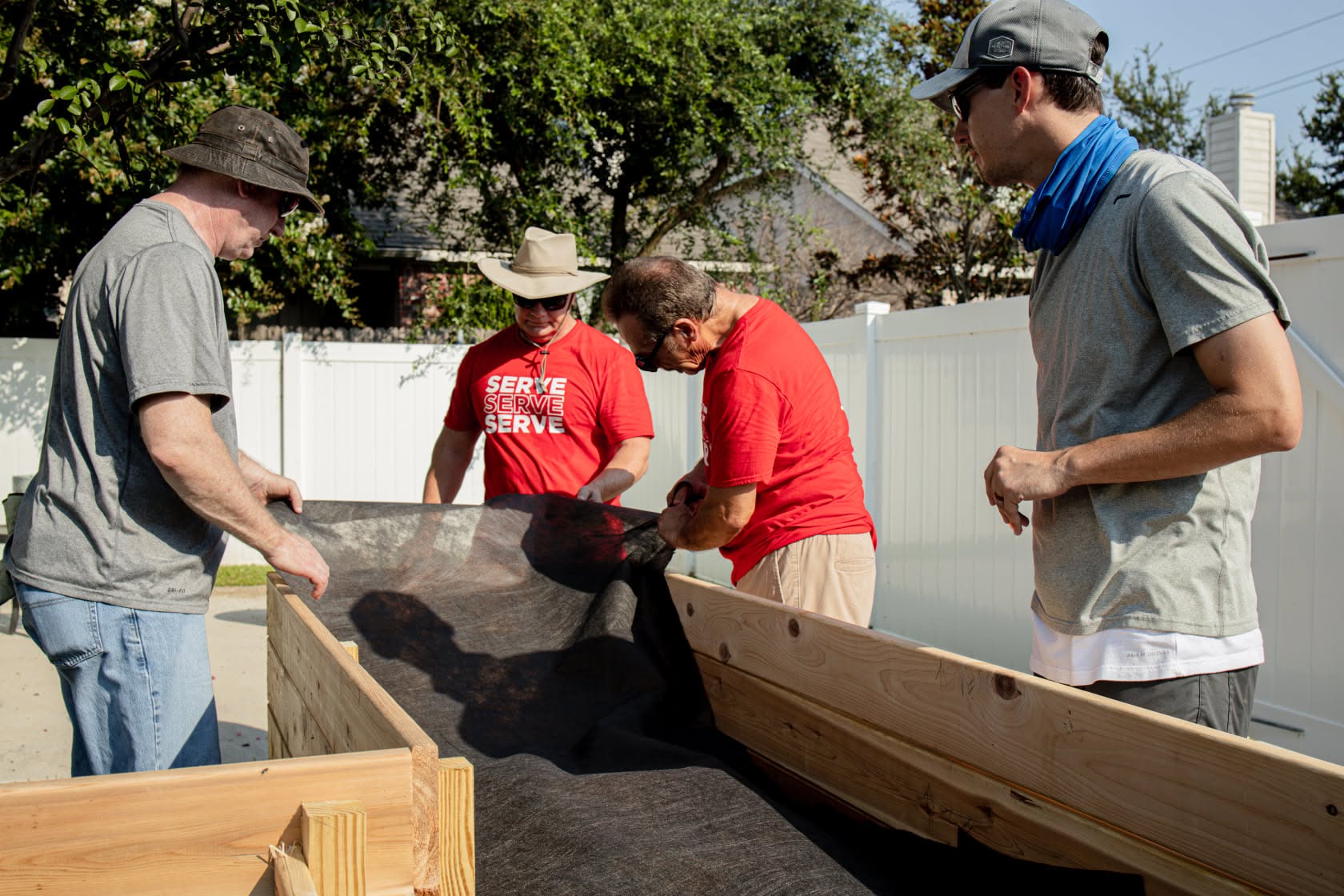 Serve Day volunteers